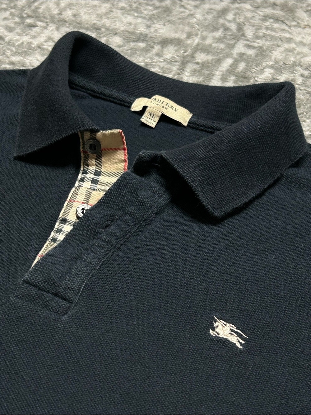 BURBERRY LONDON NOVA CHECK POLO SHIRT SIZE XL - Picture 2 of 8